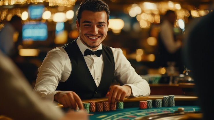 Diamond Empire live dealer table interface on kingdom88 platform